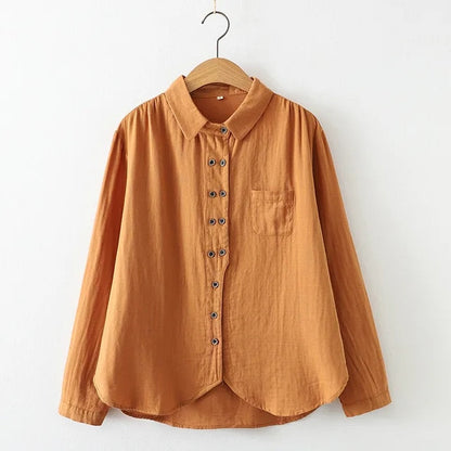 Arrys Cotton Yarn Shirts Women Fashion Tops