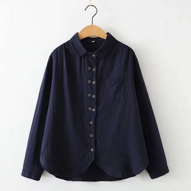 Arrys Cotton Yarn Shirts Women Fashion Tops