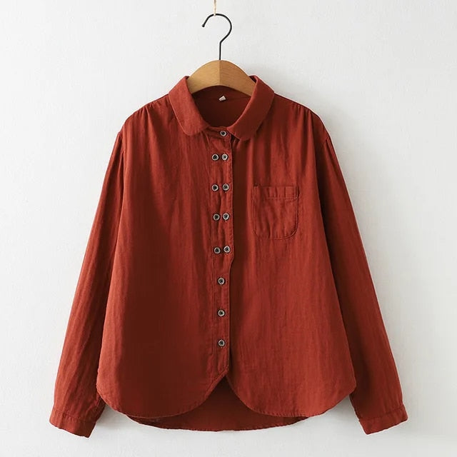 Arrys Cotton Yarn Shirts Women Fashion Tops