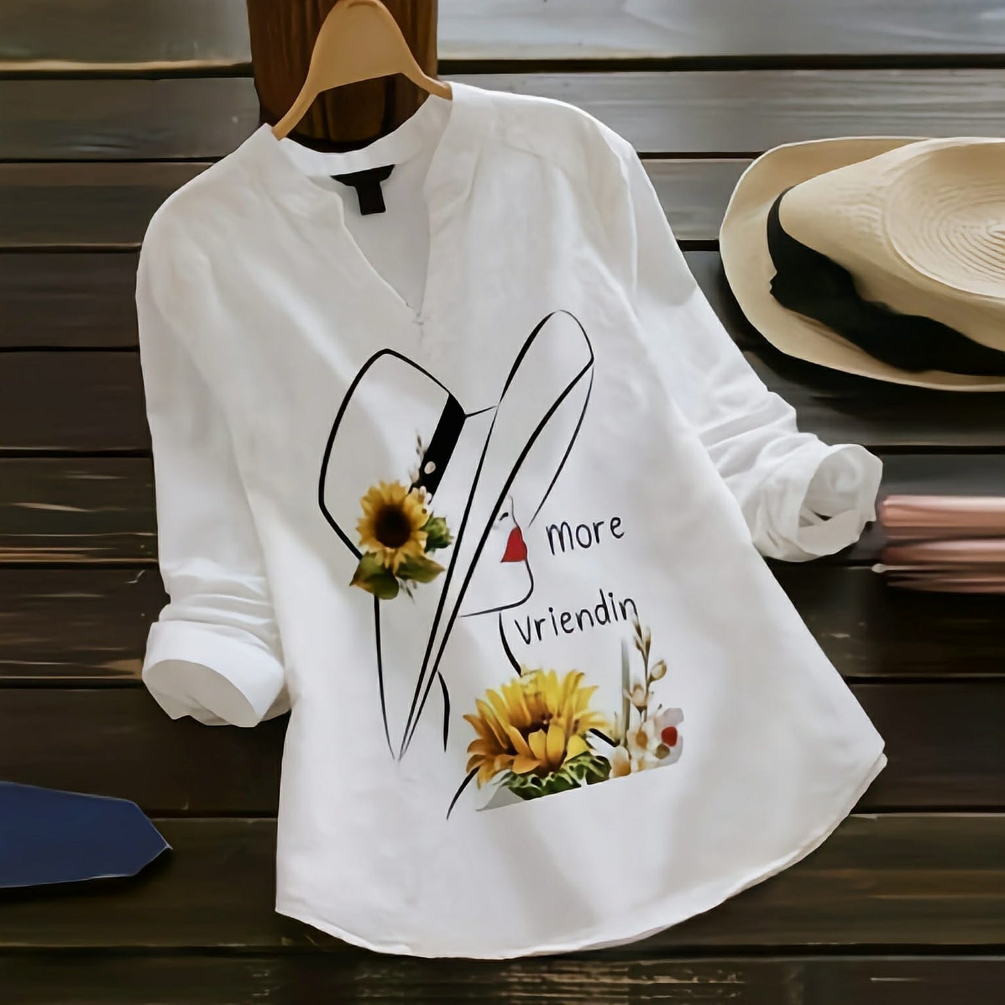 Sunflower Elegance Design Top