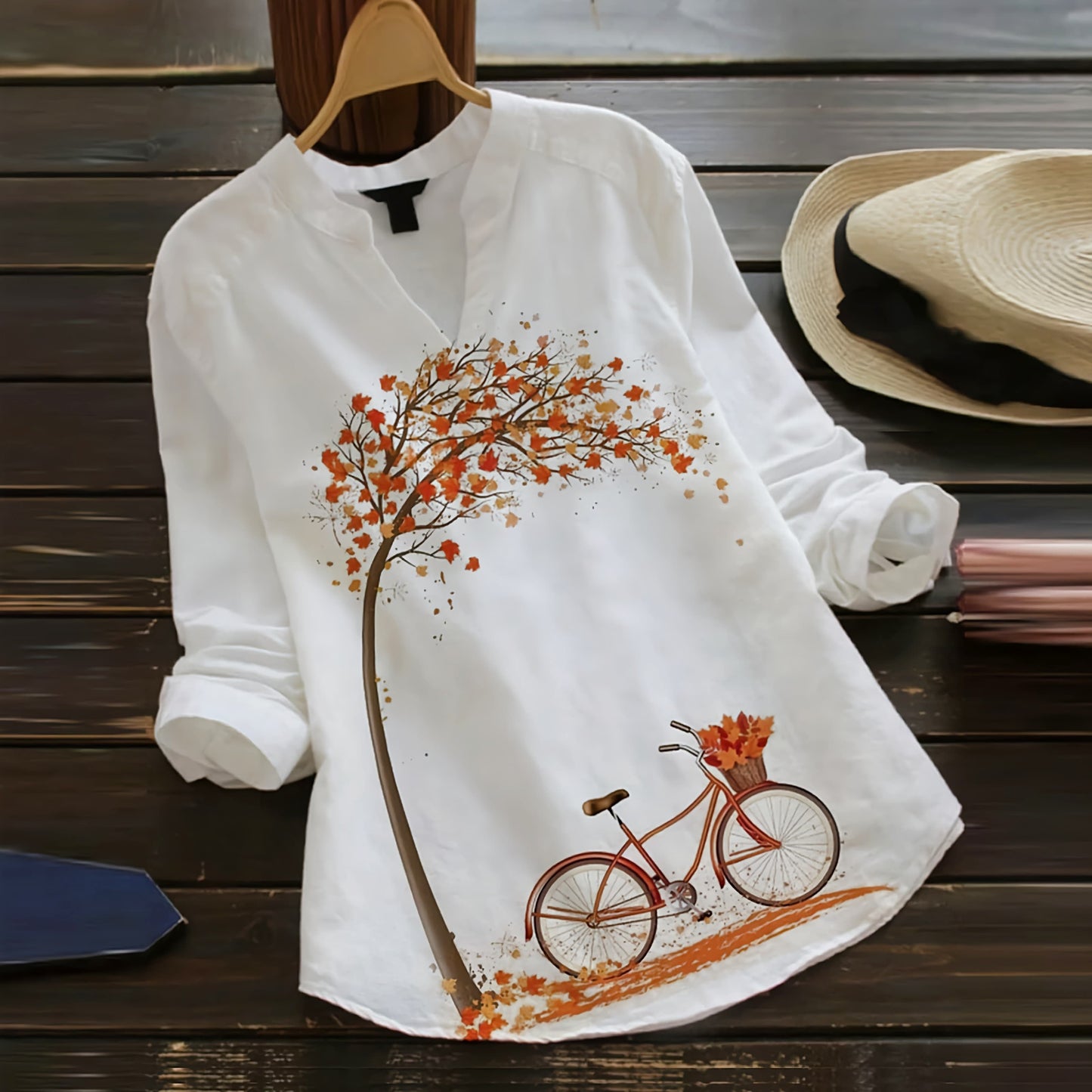 Tree and Bicycle Design Top