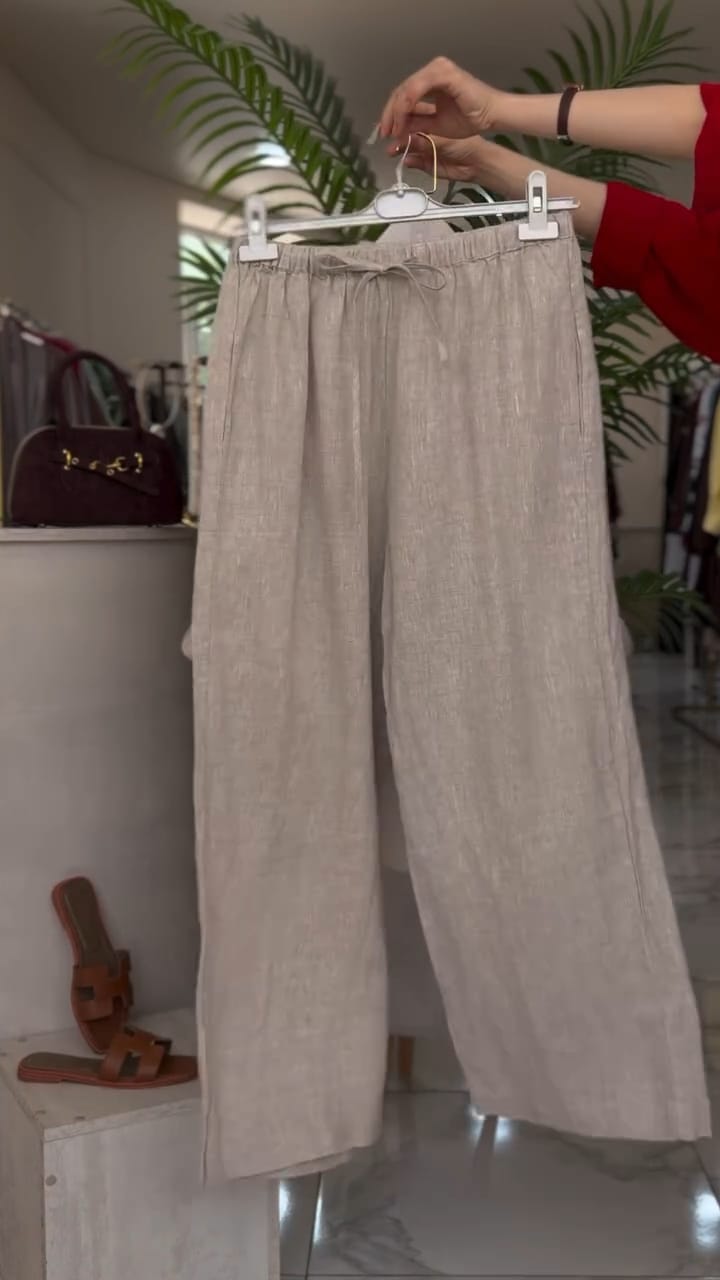 Sandstone Light Taupe Floral Embroidered Soft Co Ord Set