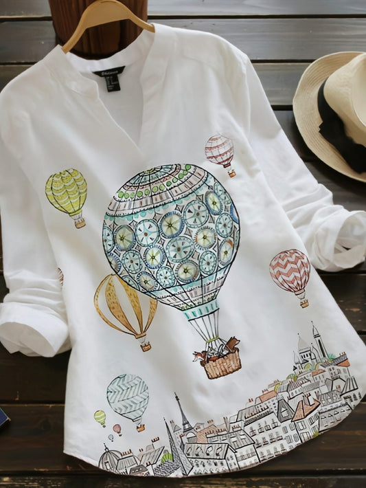 Whimsical Balloon Design Top