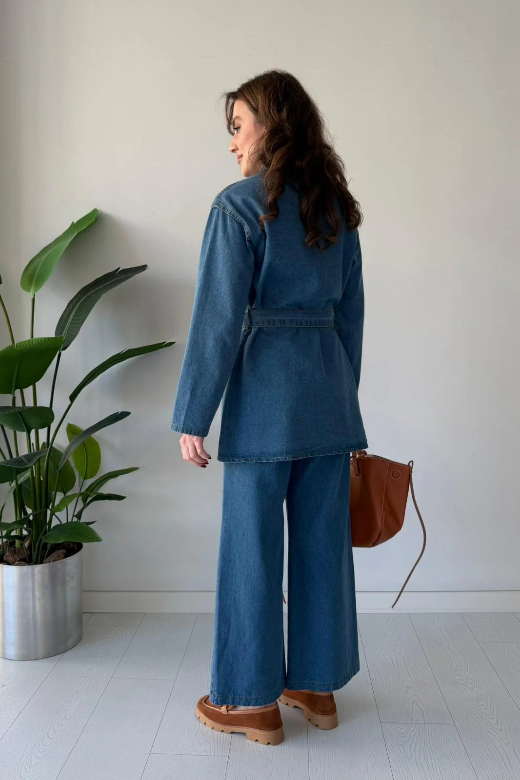 Gelato Light blue Demin Co-ord Set with Pants